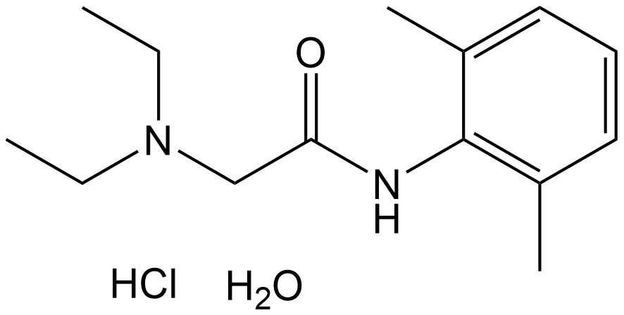 Lidocaine hydrochloride hydrate