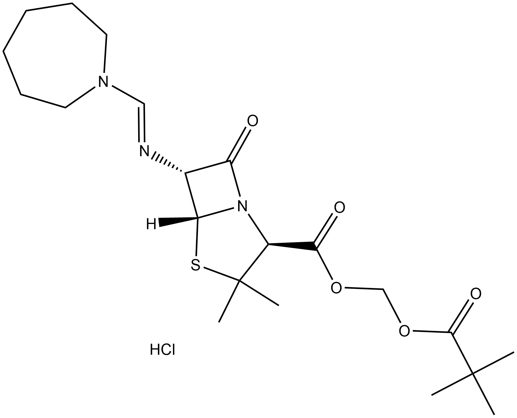 Pivmecillinam hydrochloride
