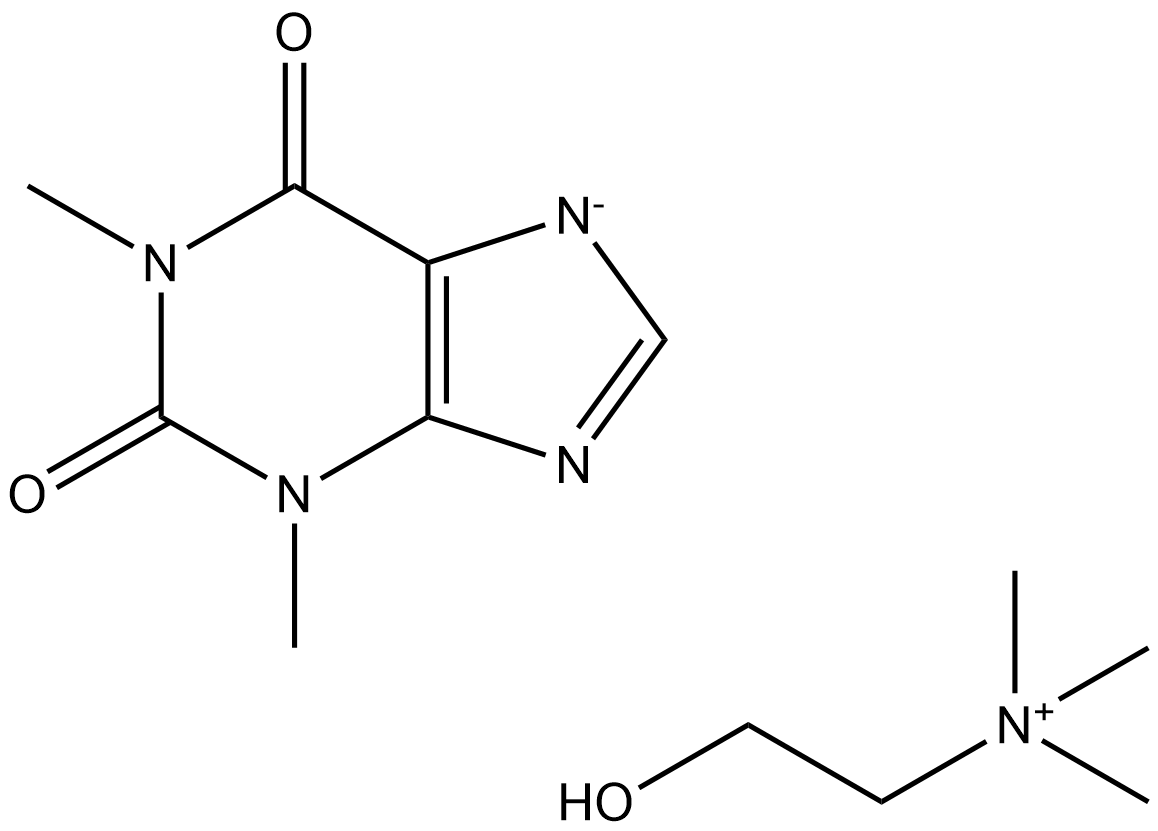 Choline theophyllinate