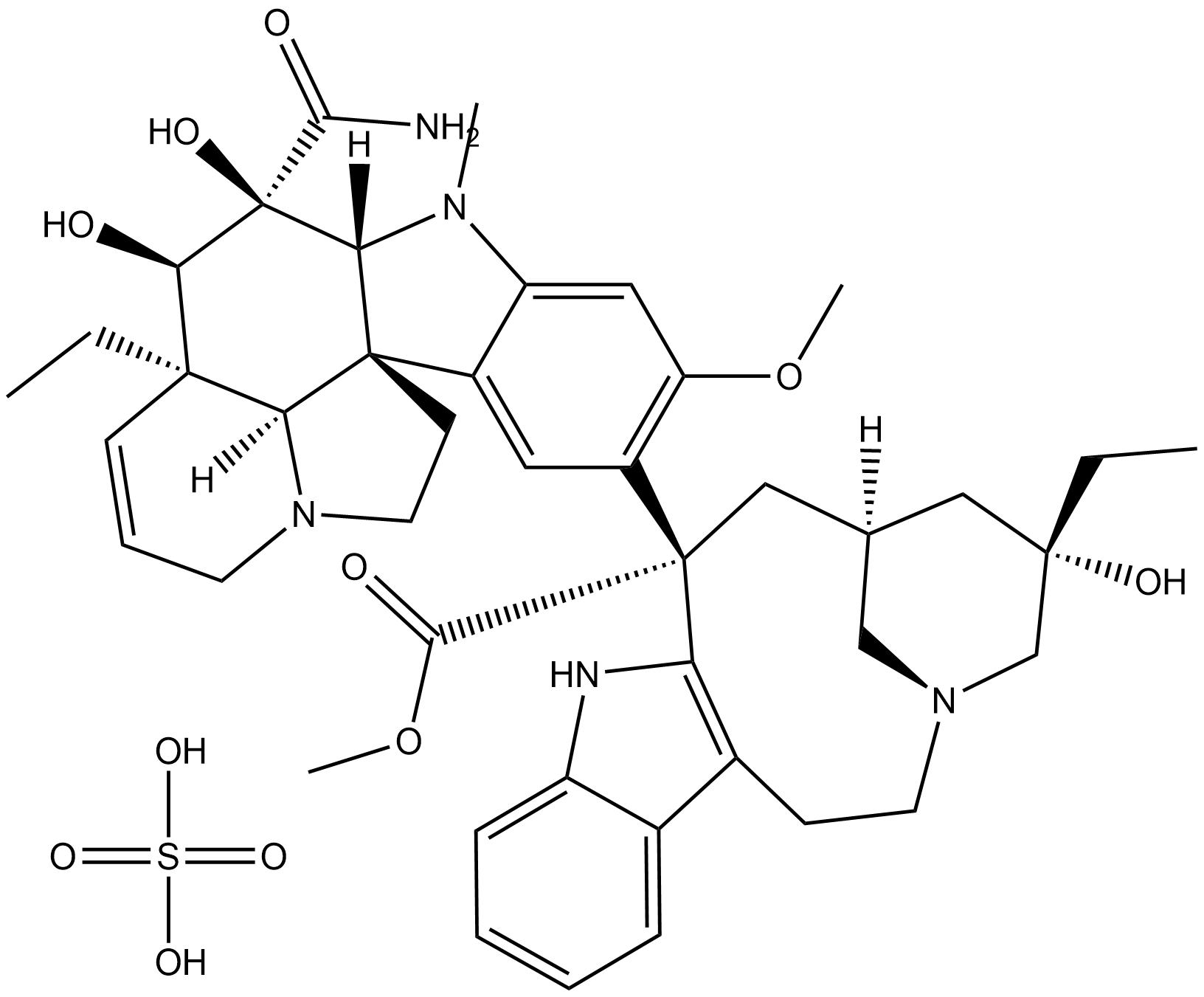 Vindesine sulfate