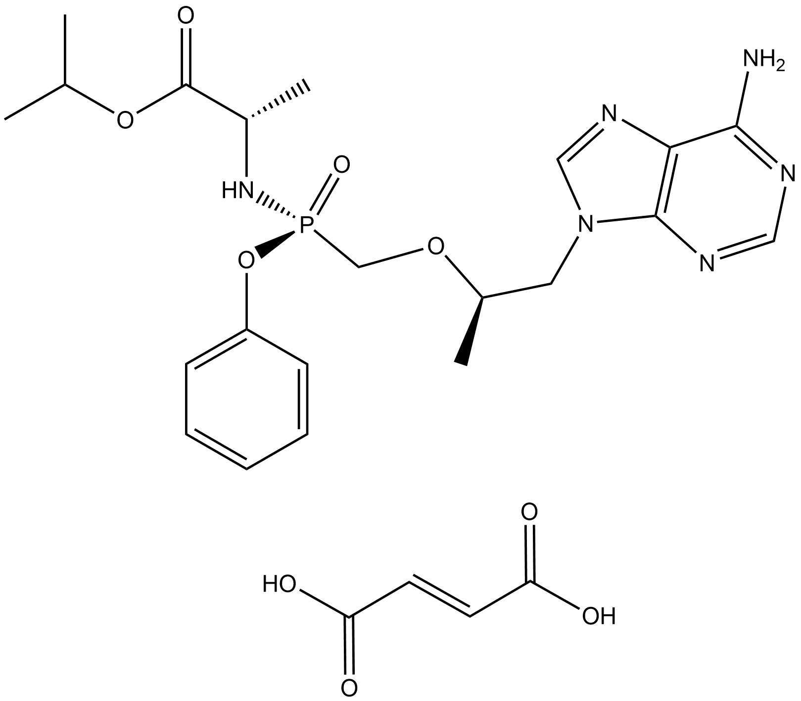 Tenofovir alafenamide fumarate