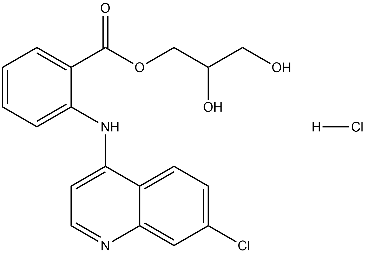 Glafenine HCl