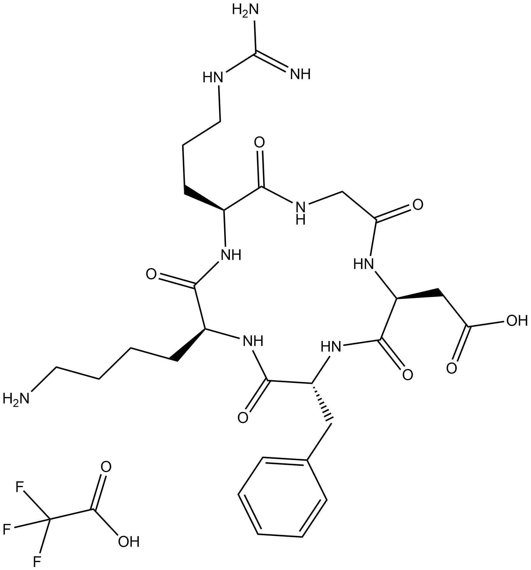 Cyclo(-RGDfK) TFA