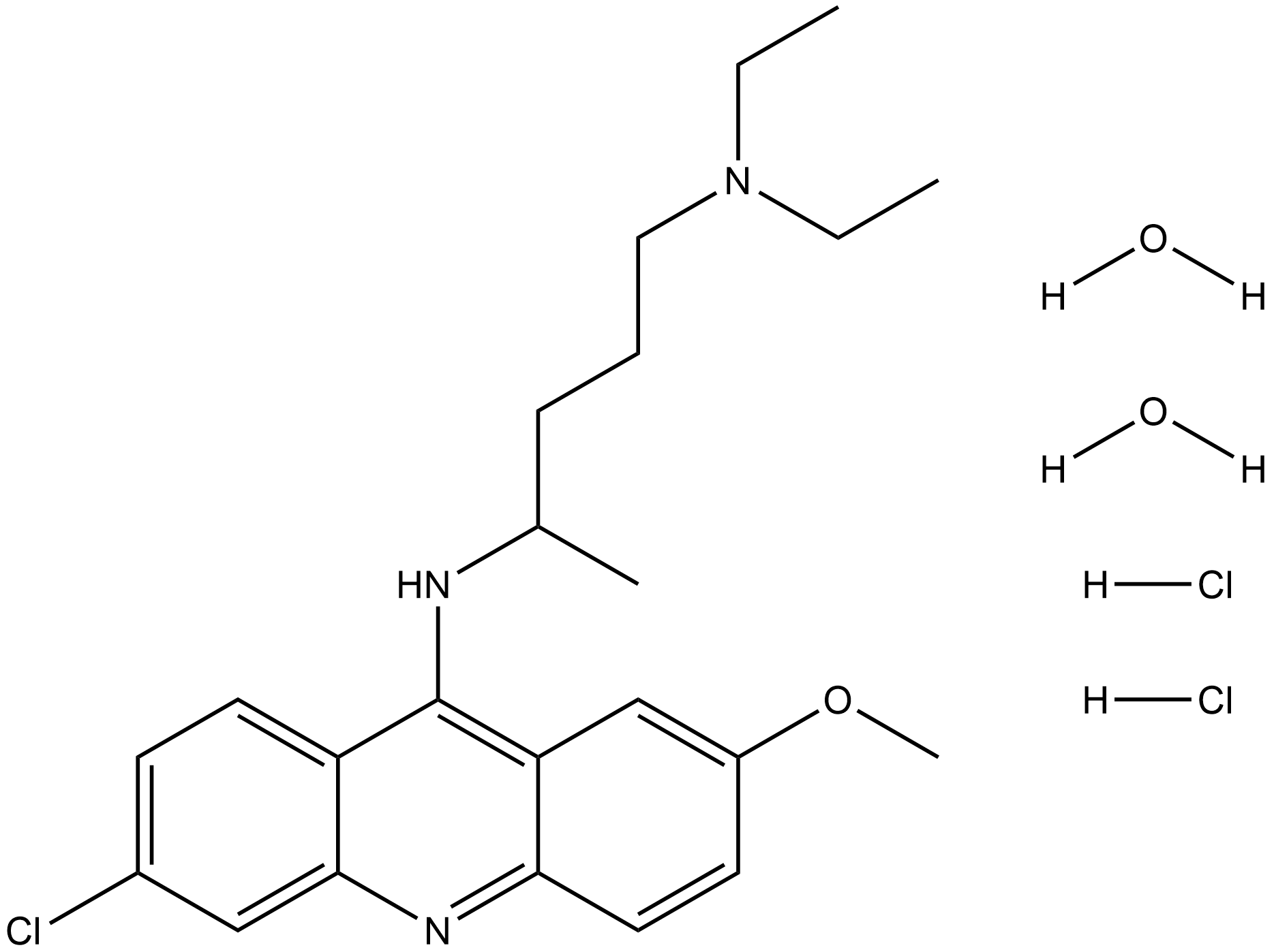 Quinacrine 2HCl Dihydrate