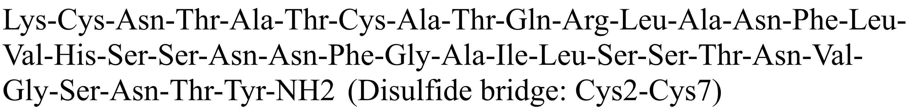Amylin-amide, TFA( human)