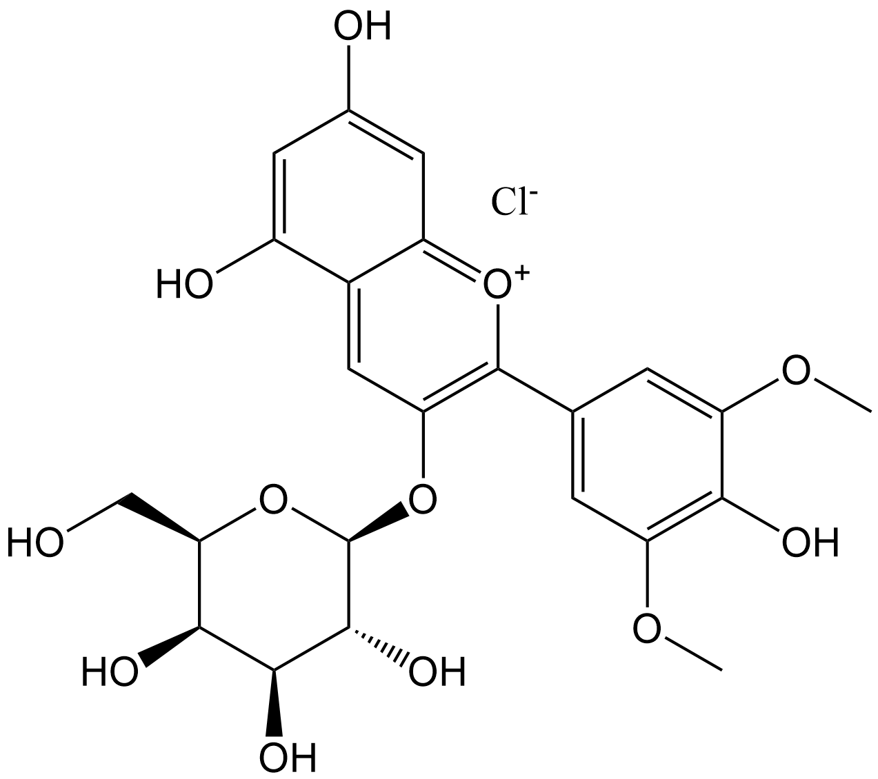 Malvidin 3-galactoside chloride