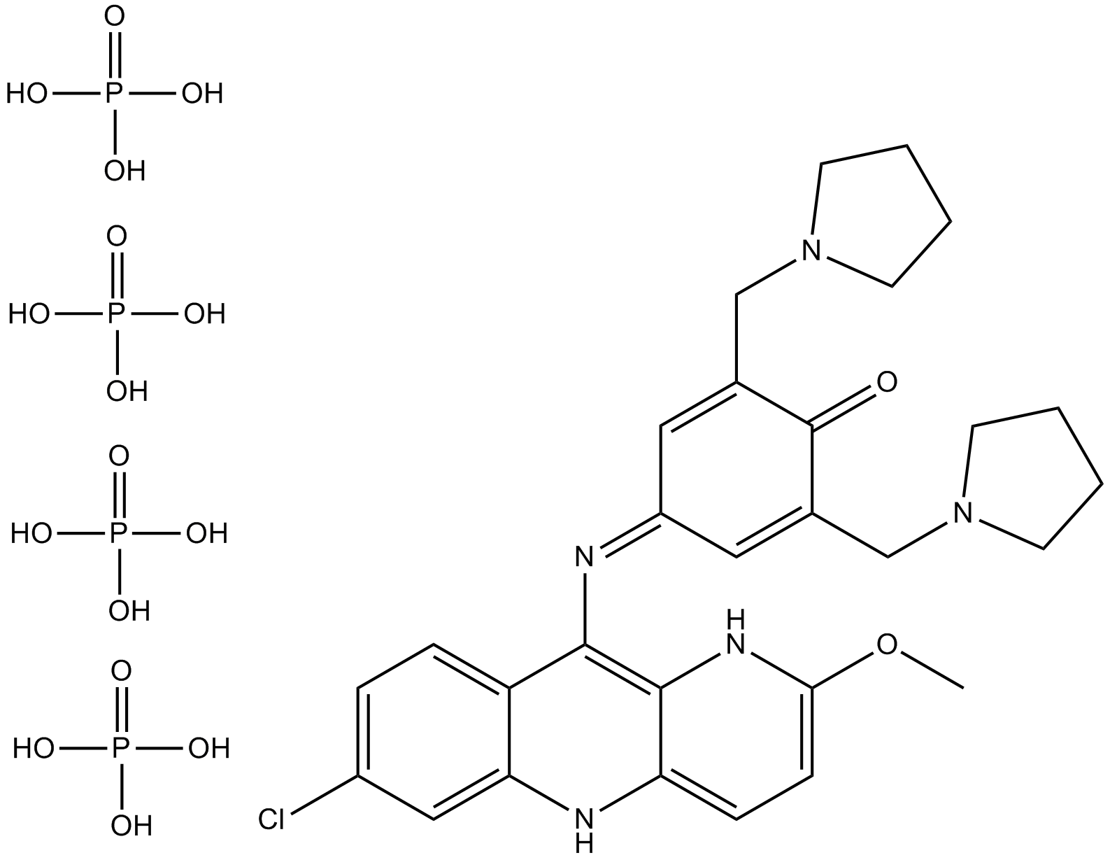 Pyronaridine Tetraphosphate