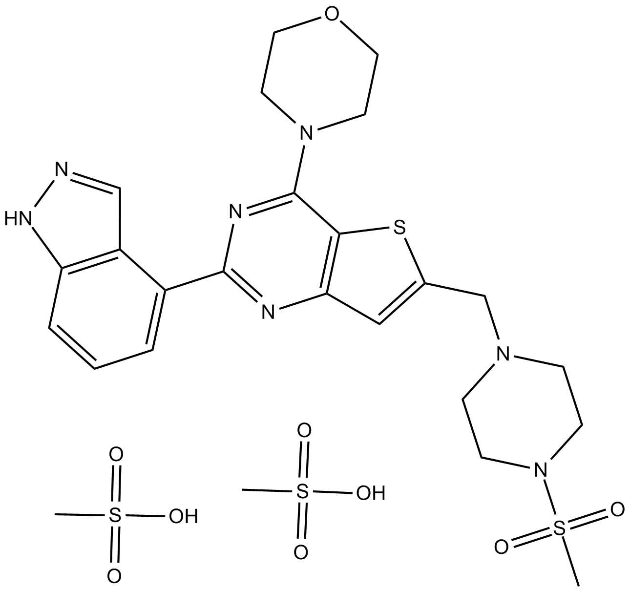 GDC-0941 dimethanesulfonate