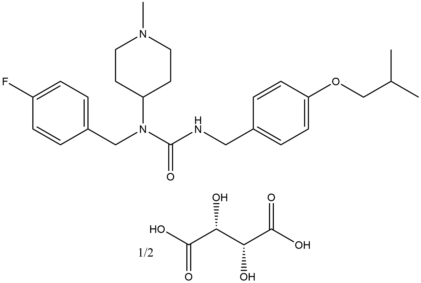 Pimavanserin hemitartrate