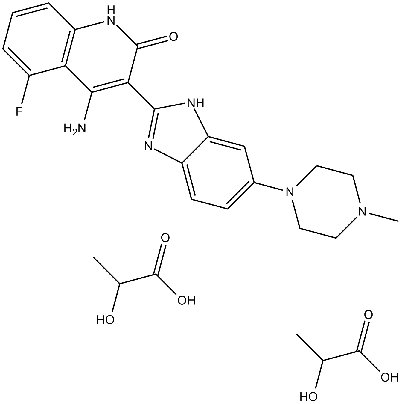 Dovitinib Dilactic acid