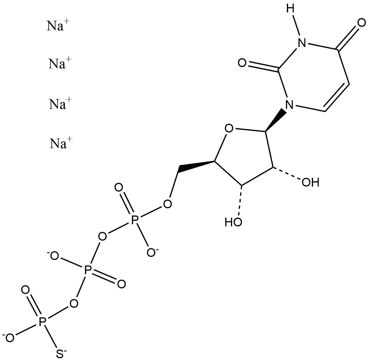 Uridine-5'-O-(3-thiotriphosphate) (sodium salt)
