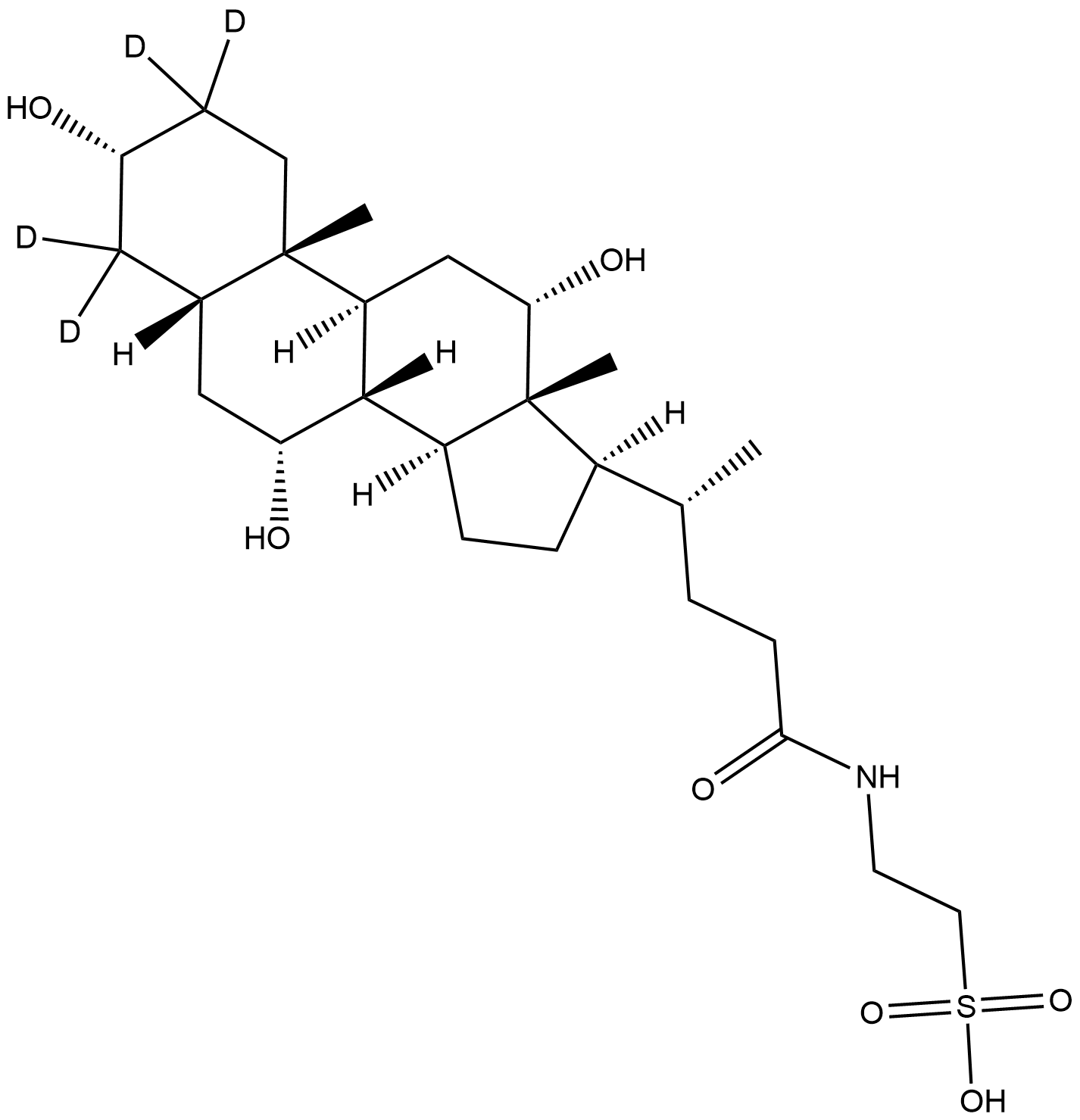 Taurocholic acid-d4
