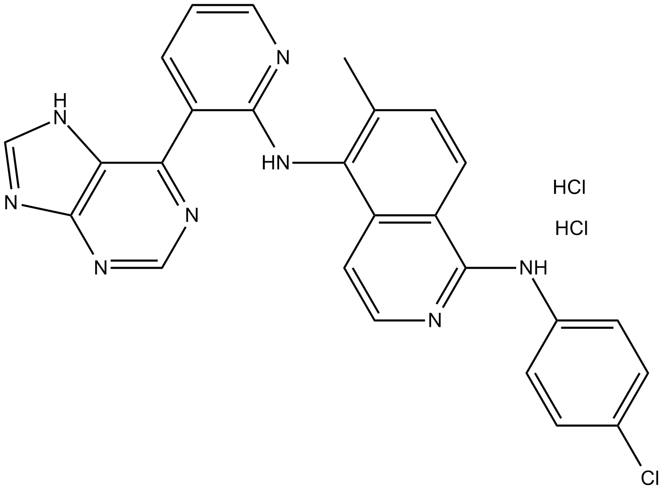 B-Raf inhibitor 1 dihydrochloride