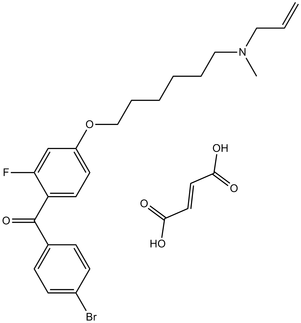 Ro 48-8071 fumarate