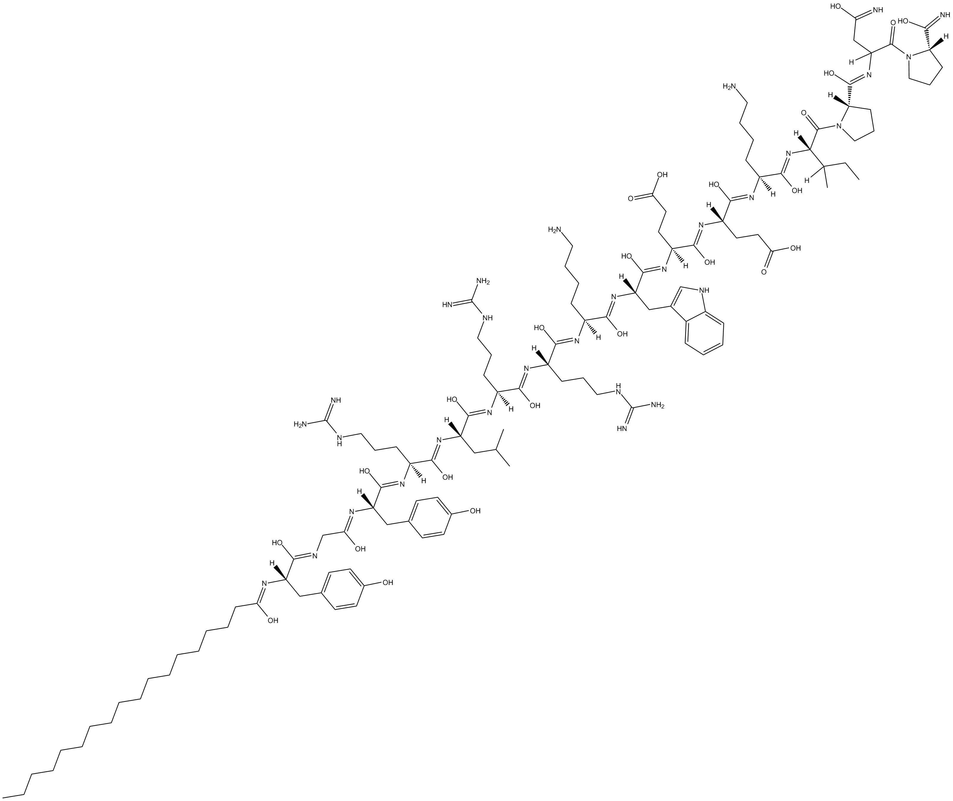 Lyn peptide inhibitor