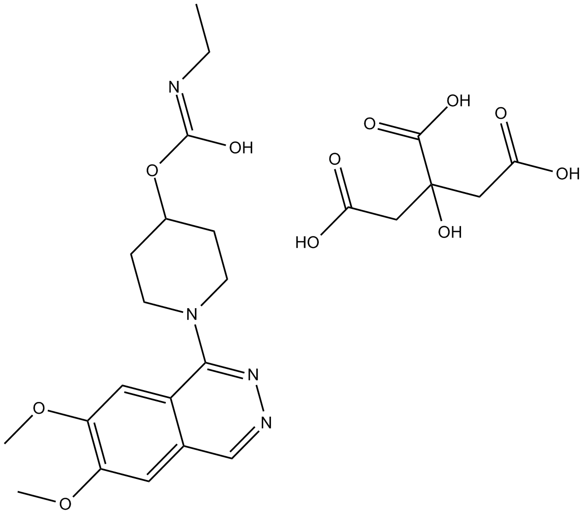 Carbazeran citrate