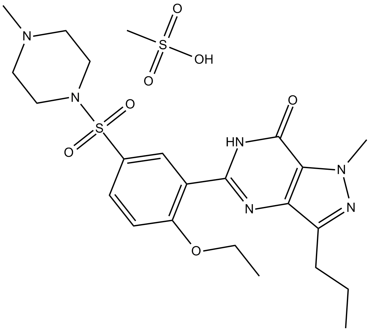 Sildenafil mesylate