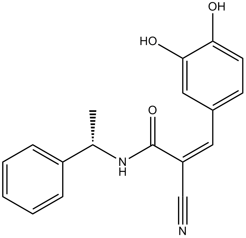 Tyrphostin B44, (+) enantiomer