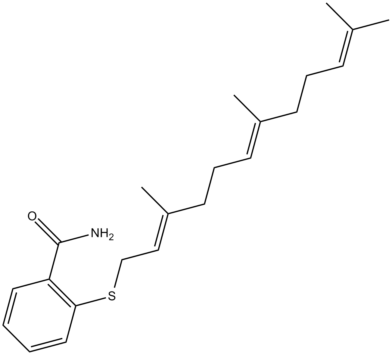 Farnesyl Thiosalicylic Acid Amide