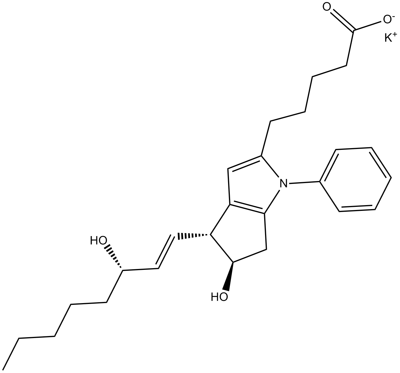 Piriprost (potassium salt)