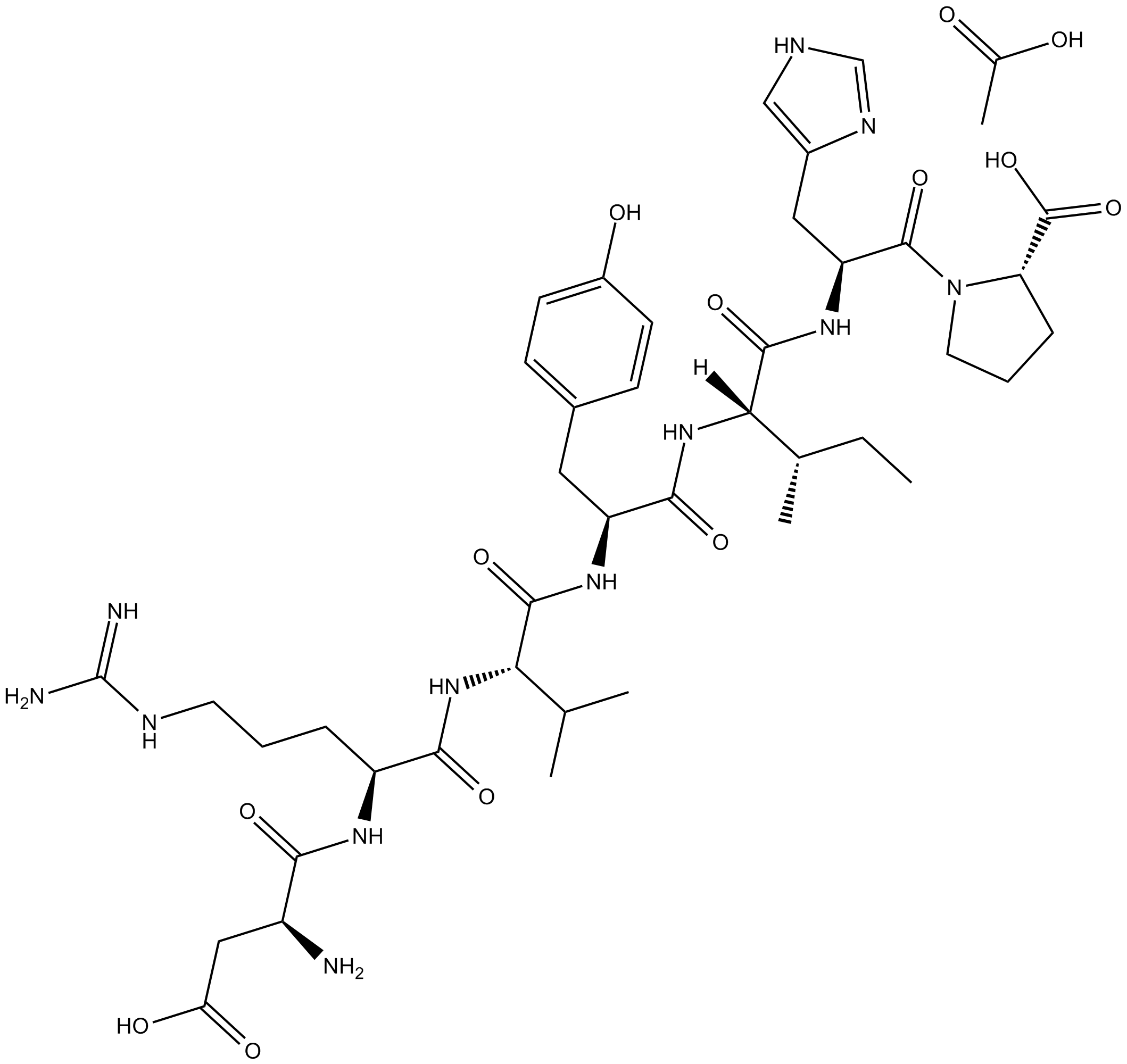 Angiotensin Fragment 1-7 (acetate)