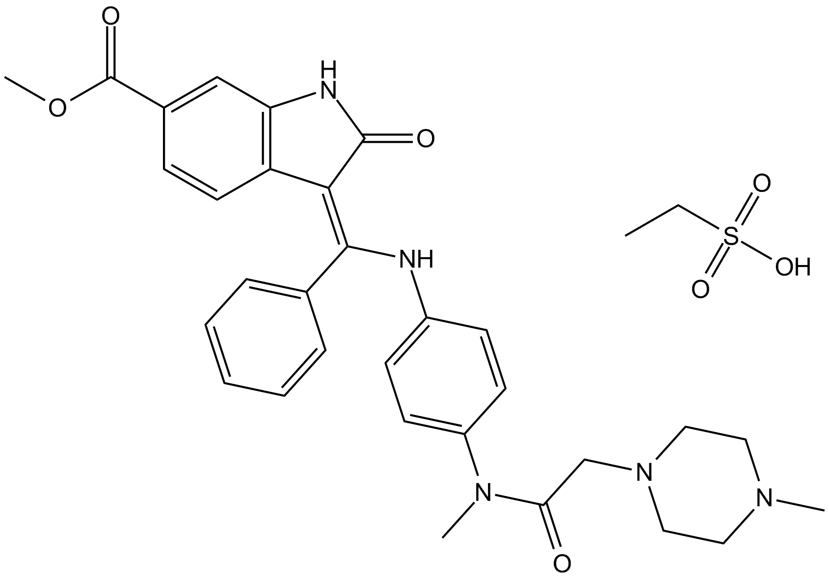 Nintedanib esylate