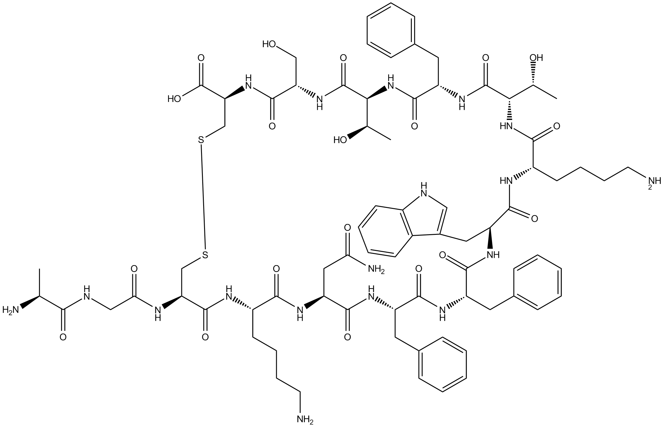 Cyclic somatostatin