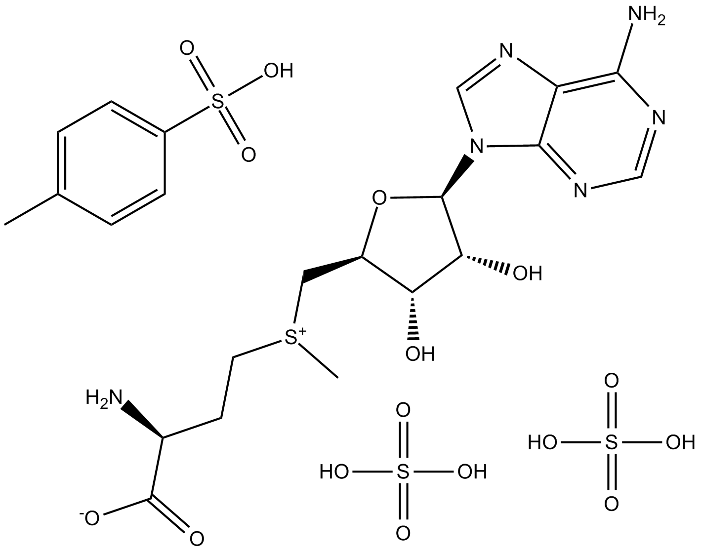 Ademetionine disulfate tosylate