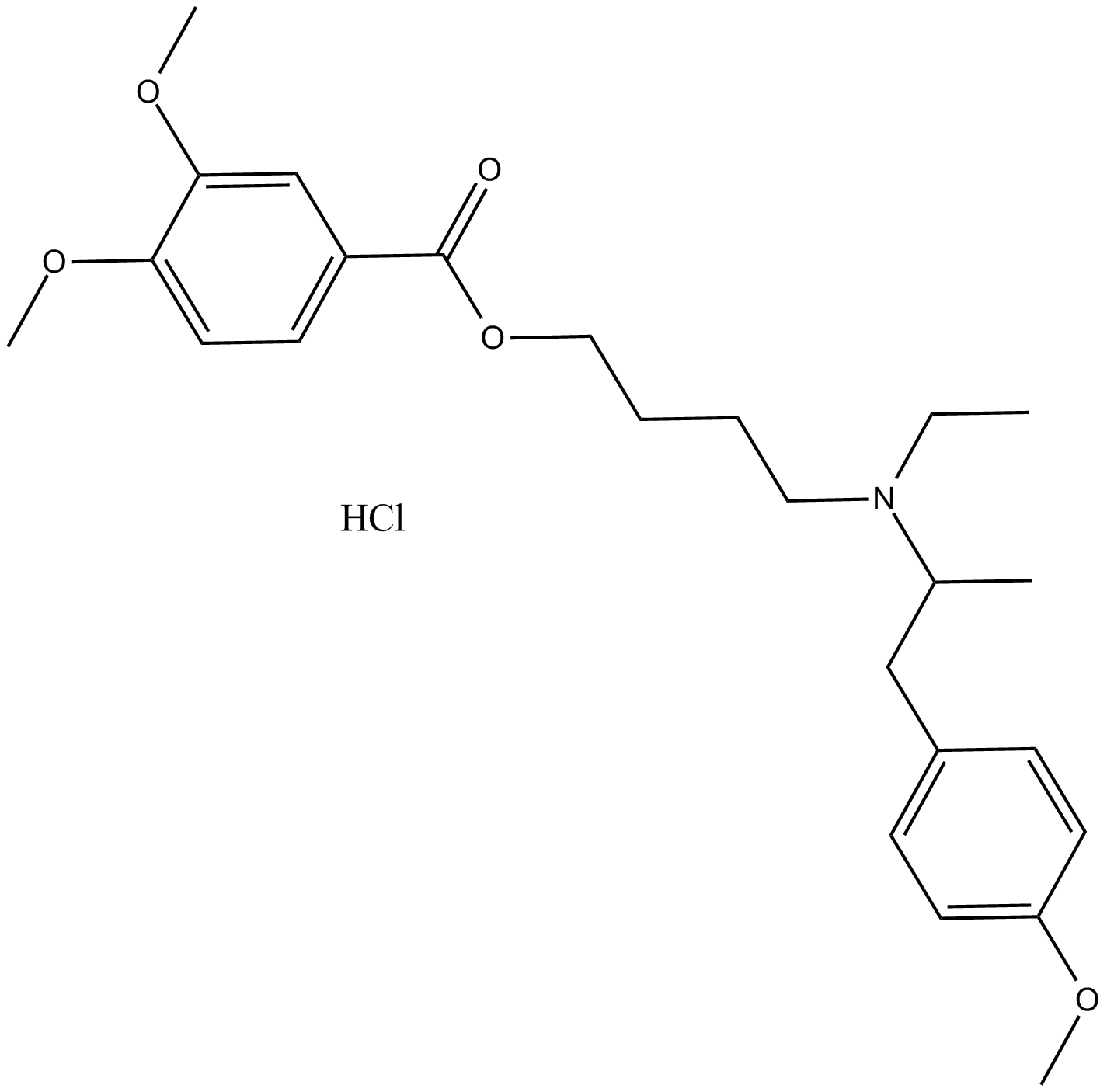 Mebeverine Hydrochloride
