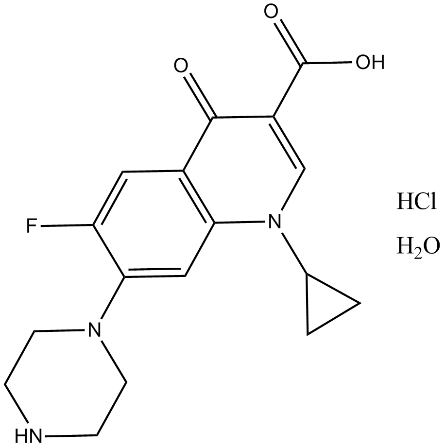 Ciprofloxacin hydrochloride hydrate