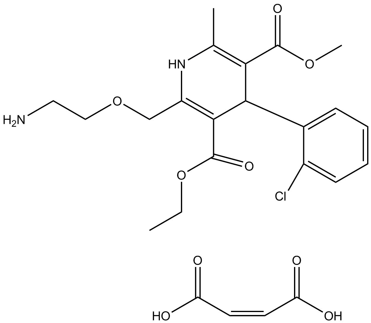 Amlodipine maleate