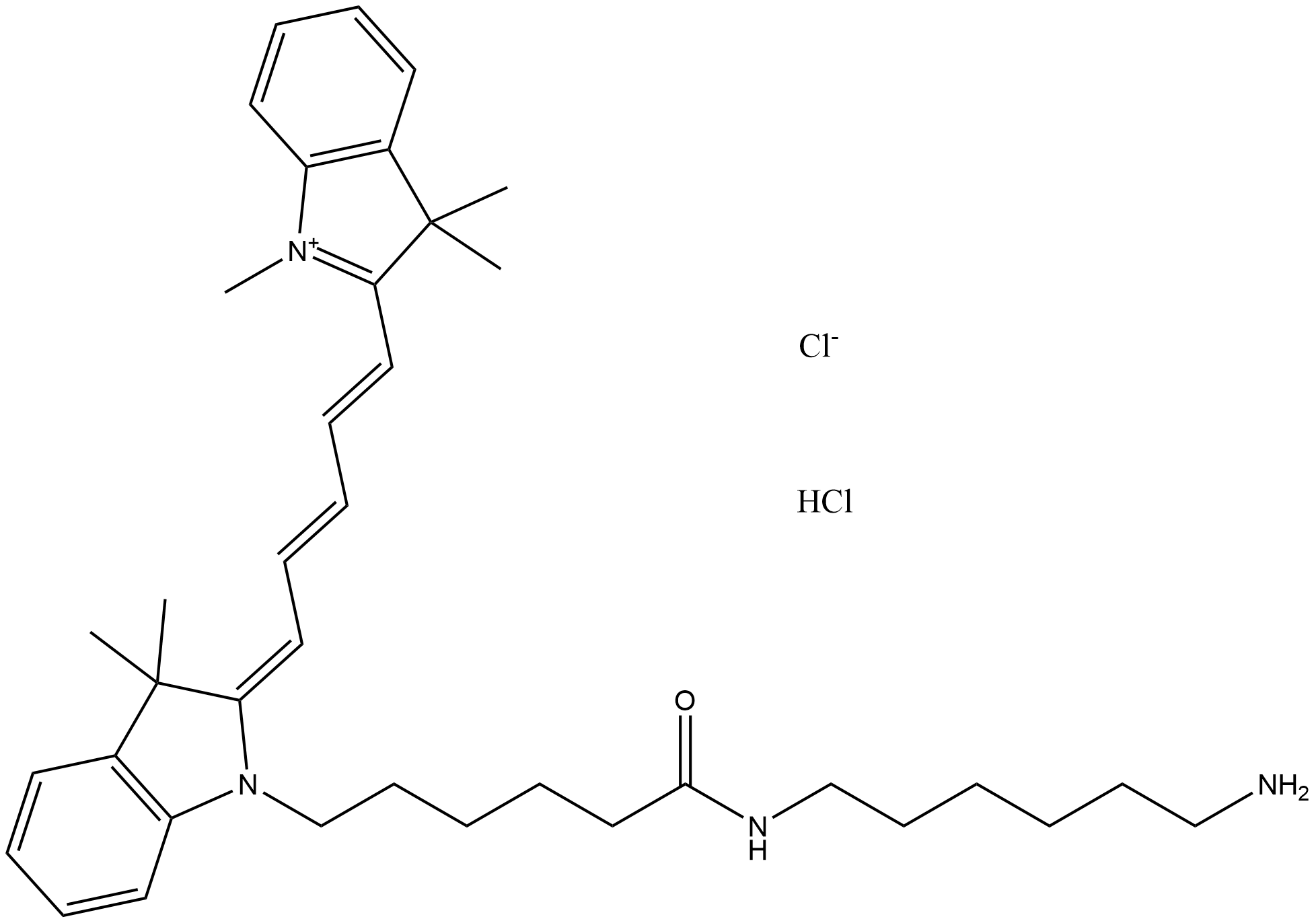 Cyanine 5 amine hydrochloride