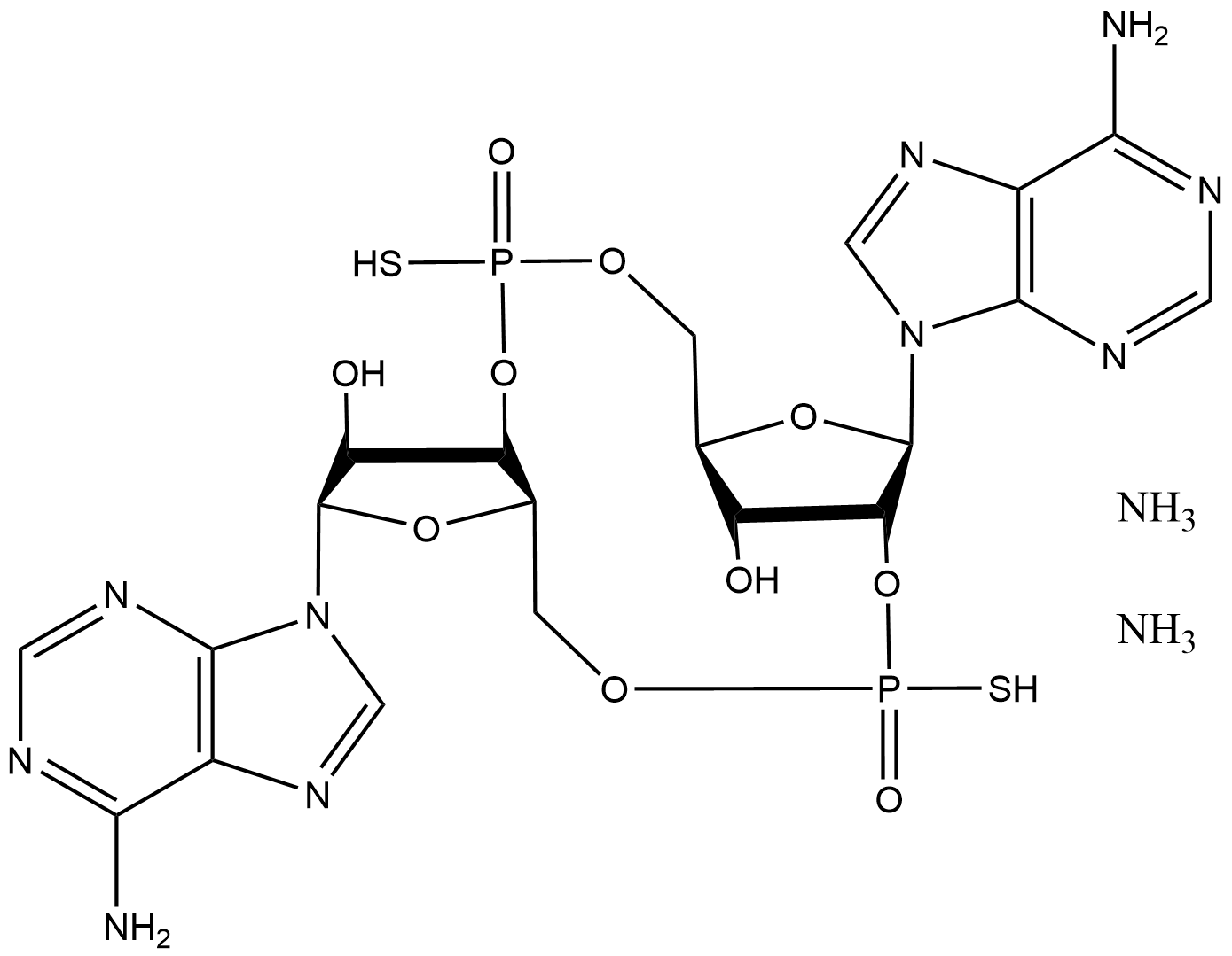 2’3’-c-di-AM(PS)2 (Rp,Rp) ammonium salt