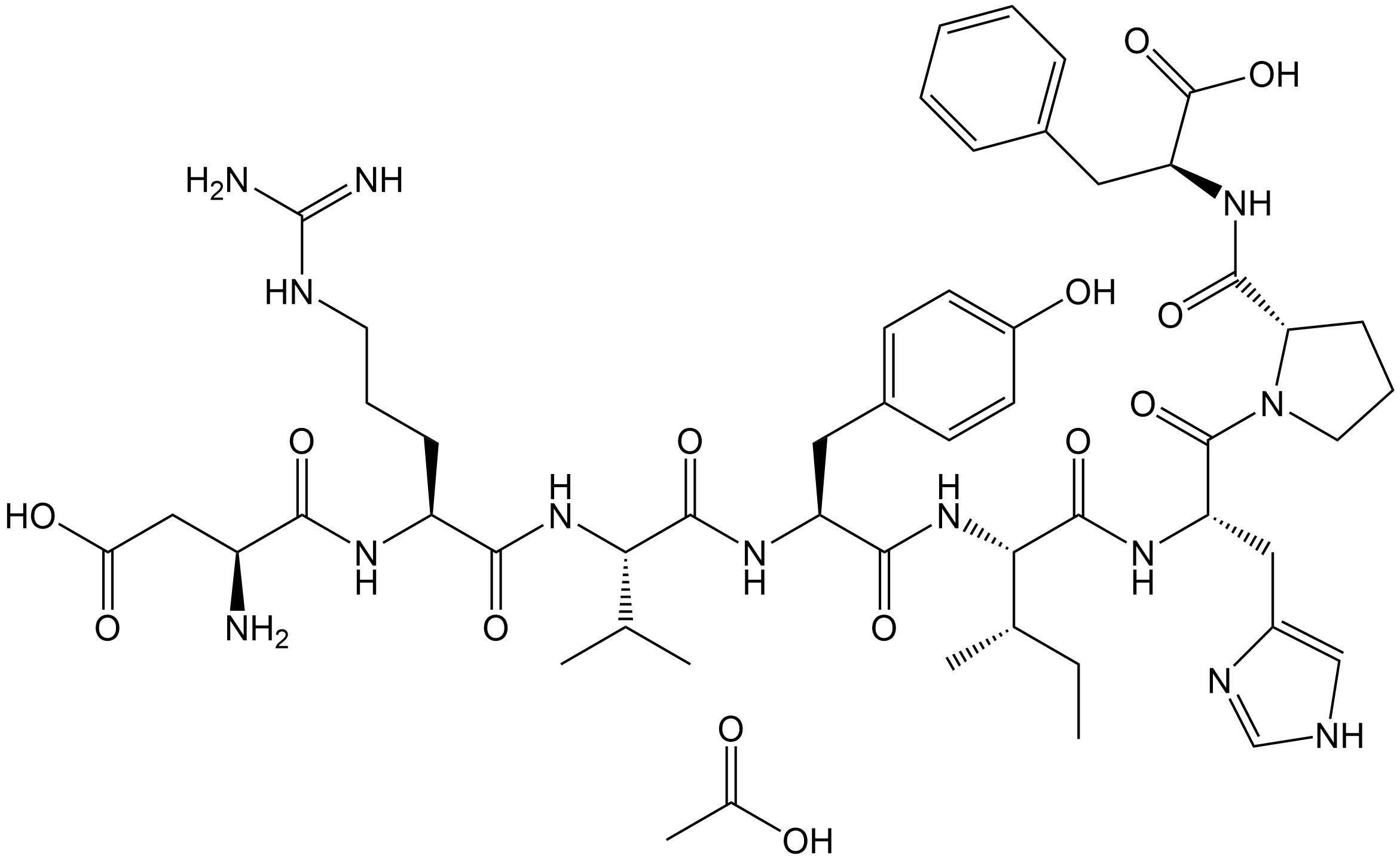 Angiotensin II human acetate