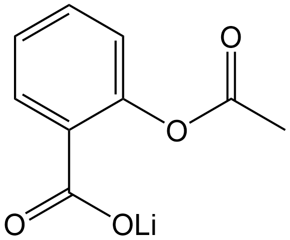 Acetylsalicylic acid lithium