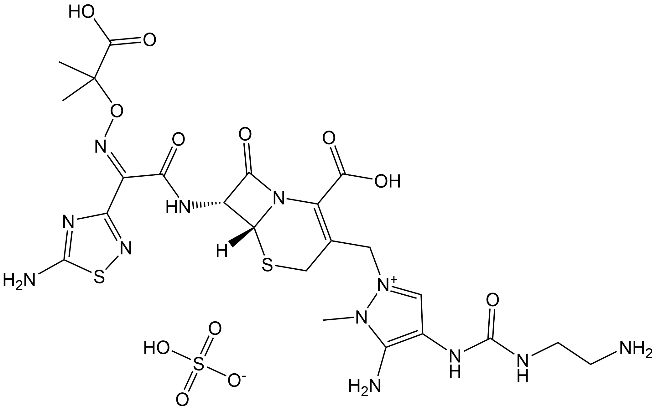 Ceftolozane sulfate