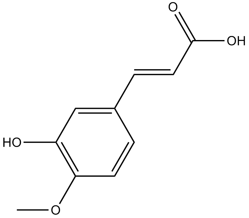 3-Hydroxy-4-methoxycinnamic acid