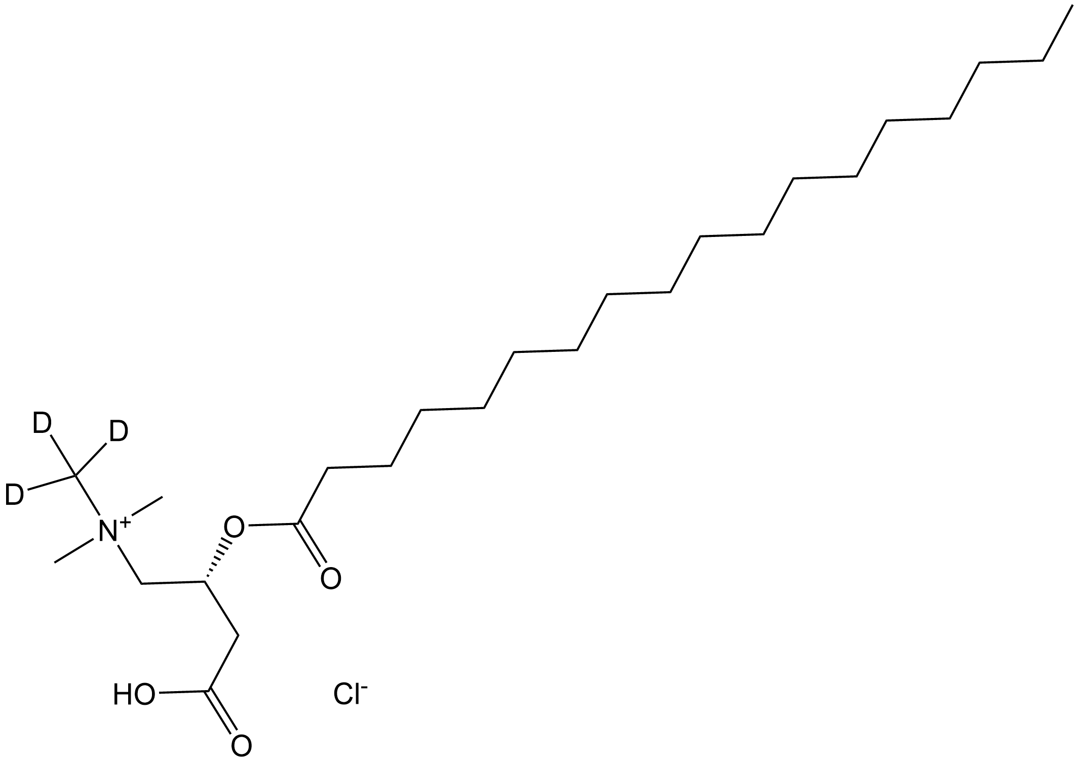 Octadecanoyl carnitine-d3 HCl