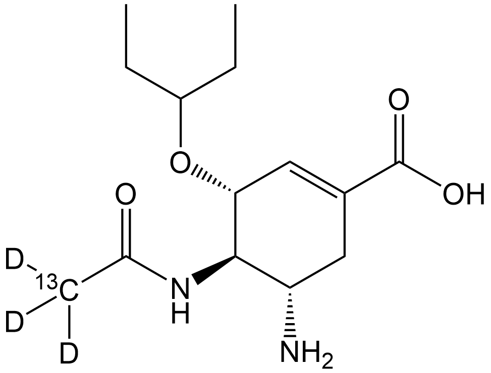Oseltamivir-13CD3 acid